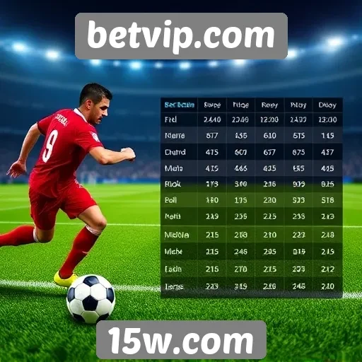 Comparativo de odds no betvip.com